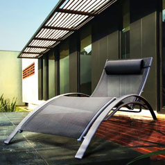 Espreguiadeira design Preta